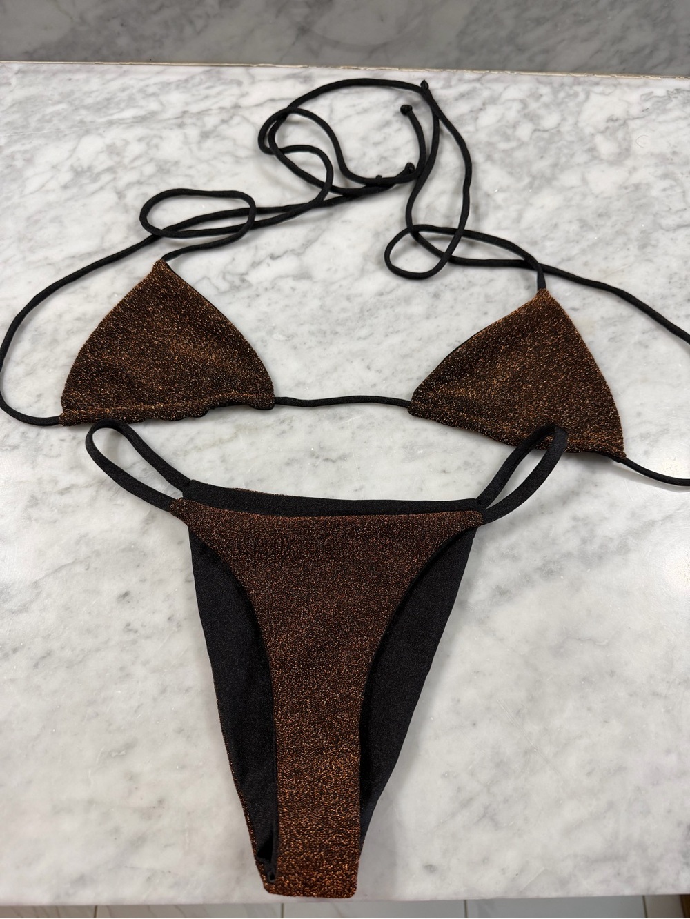 Metallic Lali and Layla Bikini